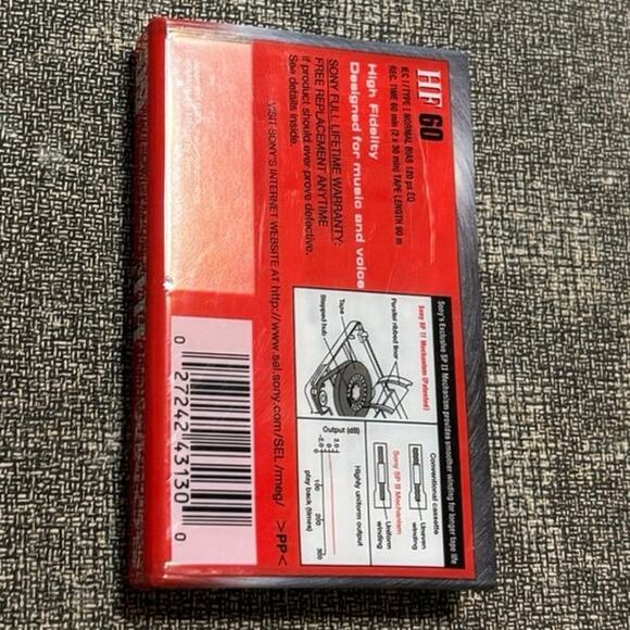 Vintage Sony TCM-20DV Clear Voice Cassette Corder Voice Tape Recorder w/ tape - Picture 6 of 6